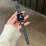 Navy Blue Camellia Watch Strap