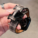 Khaki H Magnetic Buckle Watch Strap