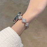 Diamond Clover Watch Strap