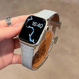 Blue H Magnetic Buckle  Apple Strap