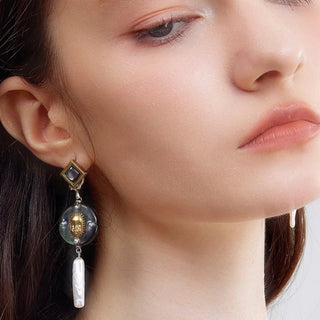 The Black Wizard Earring