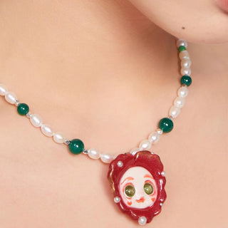 Red Rainbow Necklace