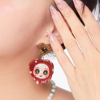 Red Rainbow Earring