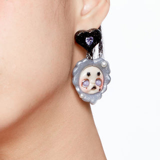 Milky Rock Dreams Earring