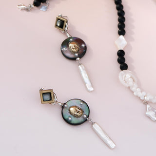 The Black Wizard Earring